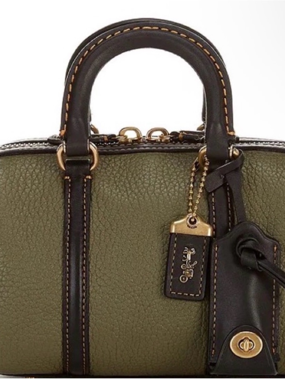 ISO Coach Ruby Satchel 18 in Army Green or Hay 💚💛